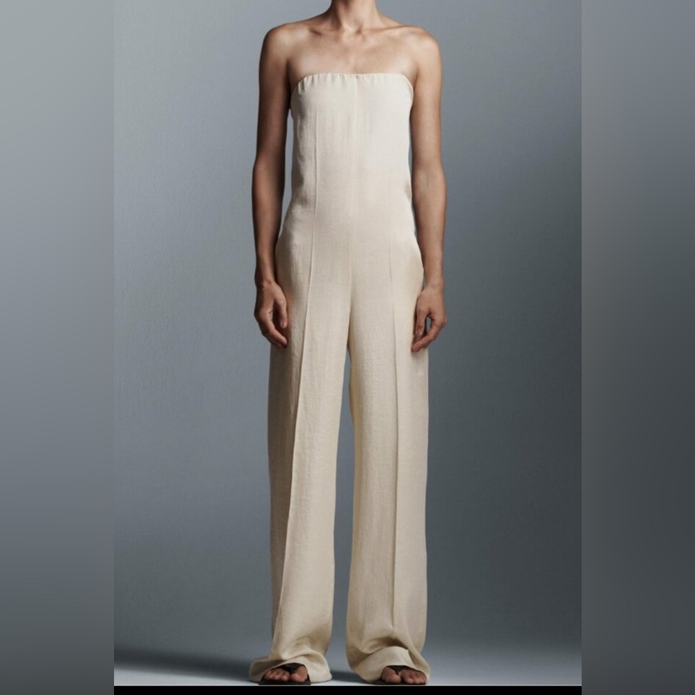 Elegant Zara Cream Jumpsuit